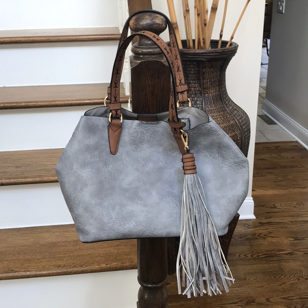 Grey/brown purse